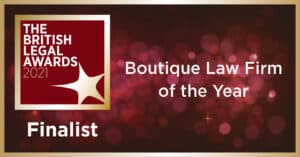 2021 British Legal Awards finalist