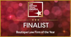 2022 British Legal Awards finalist