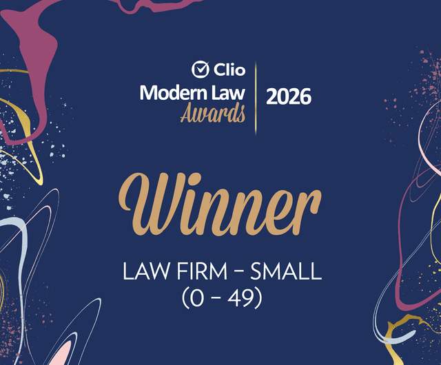 2026 Modern Law Awards Winner, Law Firm – Small