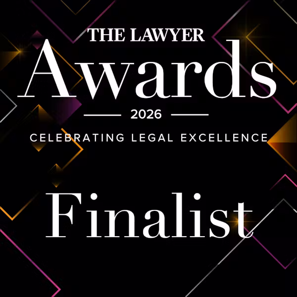 2026 The Lawyer Awards Finalist